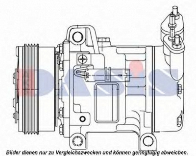 AKS DASIS 850418n -  Компрессор, кондиционер